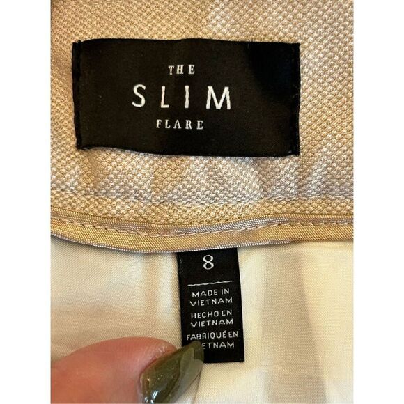 WHBM the Slim Flare Trouser Dress Pants sz 8 career preppy office - Picture 7 of 10